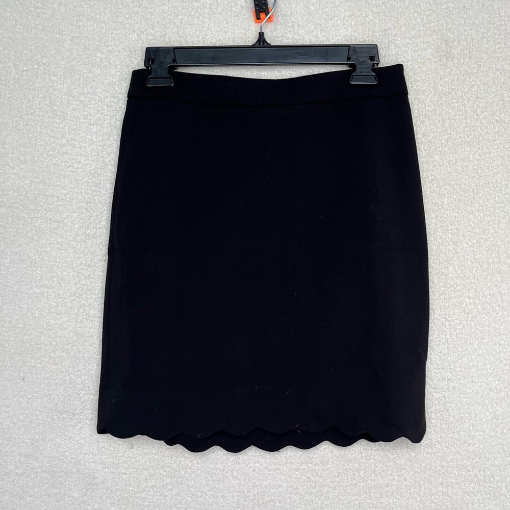 Loft Scalloped Edge Mini Skirt